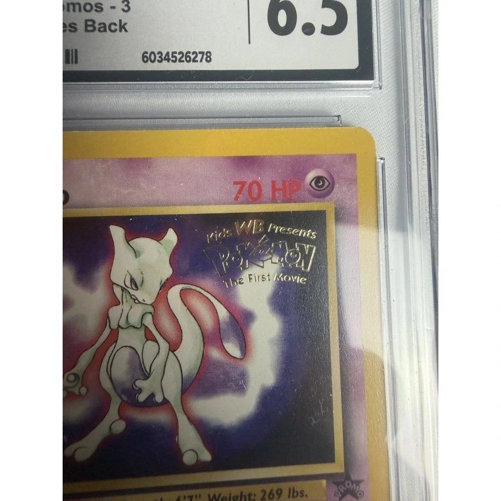 JACGC Mewtwo Pokémon (1999) Black Star Promos - 3 Mewtwo Strikes Back